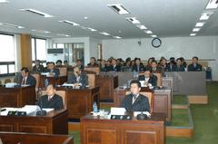 제122회 함평군의회임시회  개회(2005.11.4)