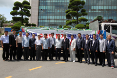 관악구 수해민에게 구호품 전달