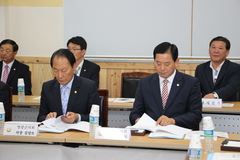 전남 시군의회회장회 회의 참석