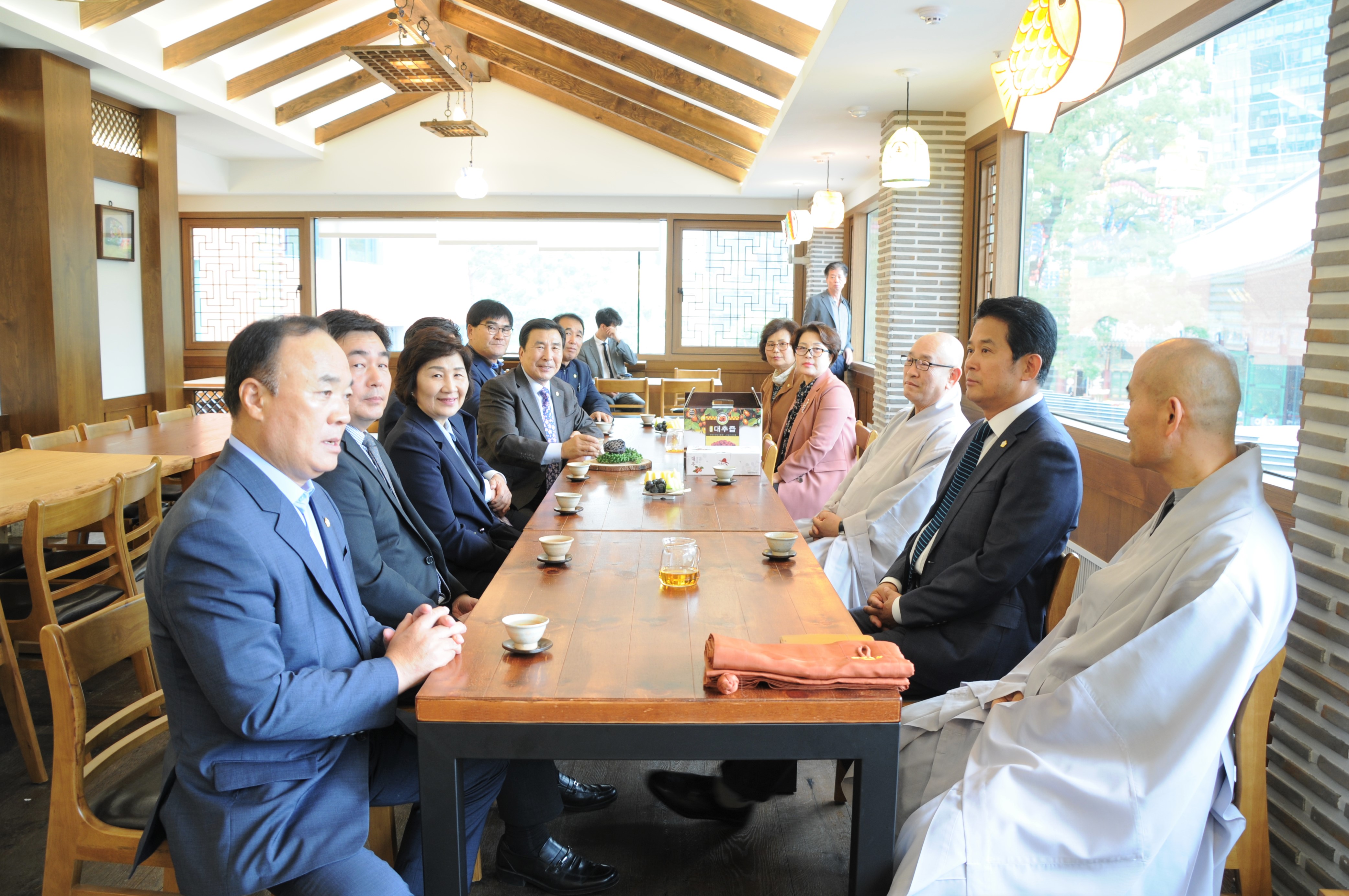 조계사 국화전시 개막식 및 종로구 의회 방문(2019.10.10.) 4