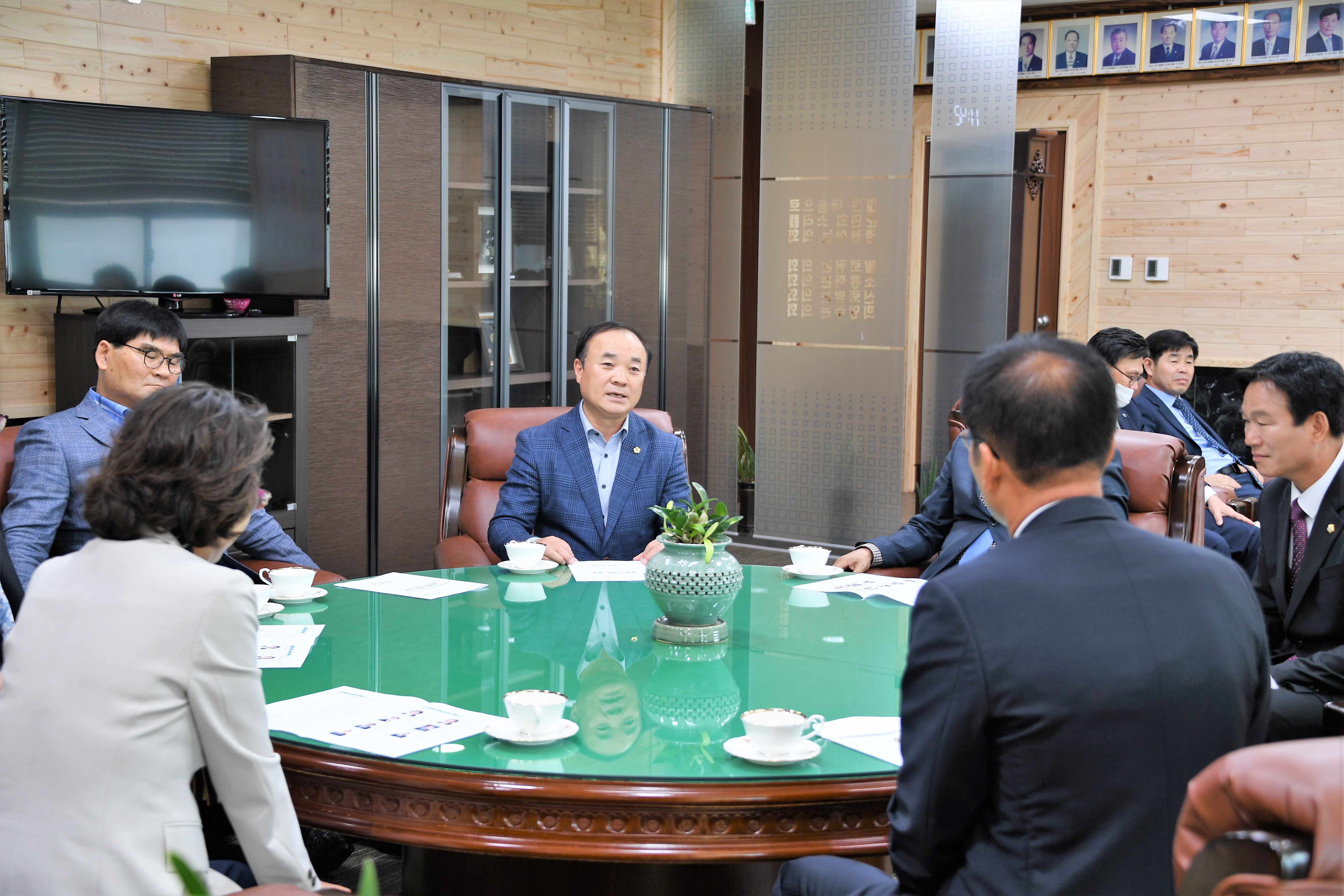 제47대 신임 함평군수 의회 방문(2020.04.16.) 7