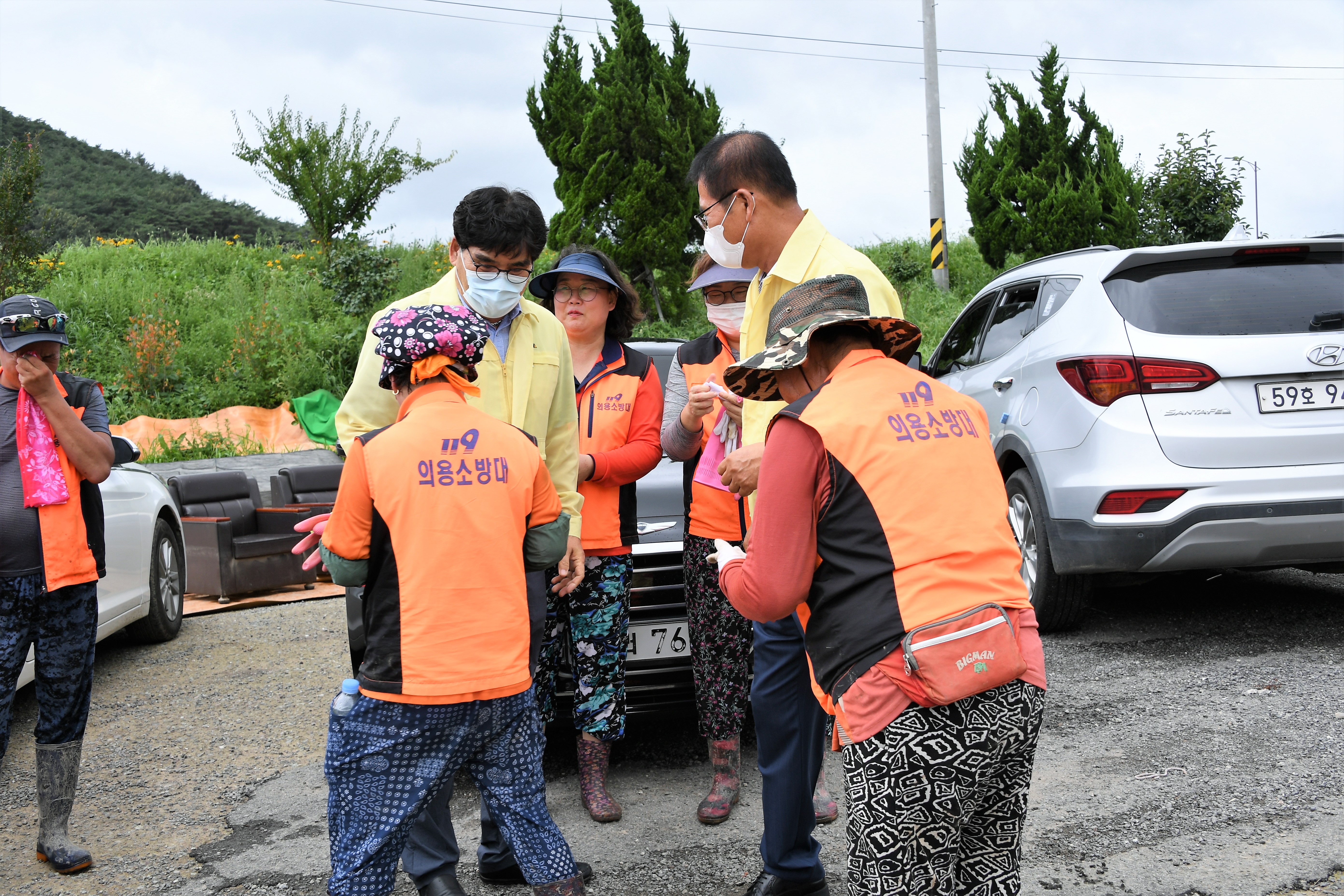 농업회사법인하이팜 수해현장 방문(2020.08.11.) 1