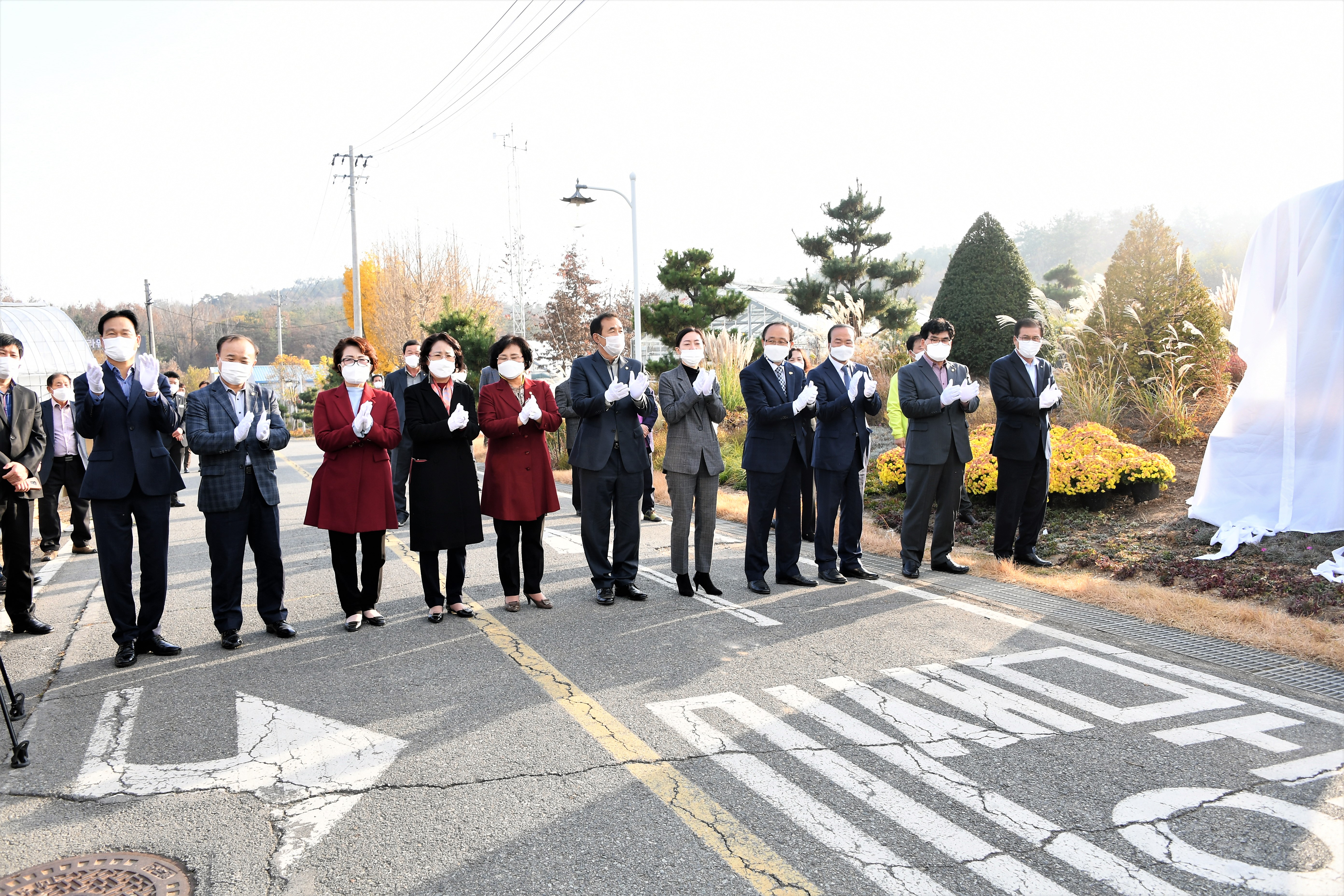 4-H 50주년 기념탑 이설식(2020.11.16.) 1