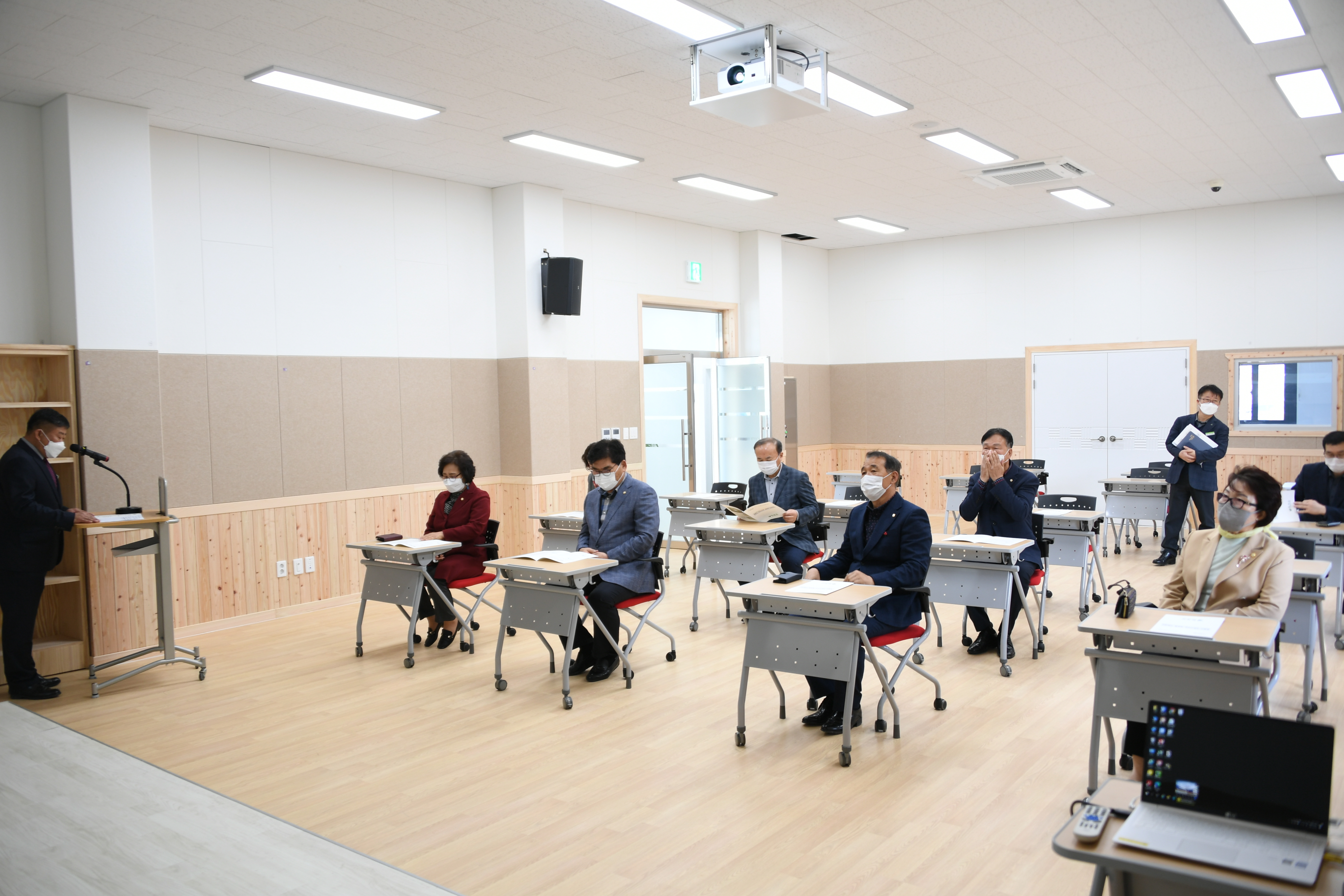 함평군 귀농산어촌 체류형지원센터 및 해수찜 치유센터 현장방문(2021.3.16.) 1