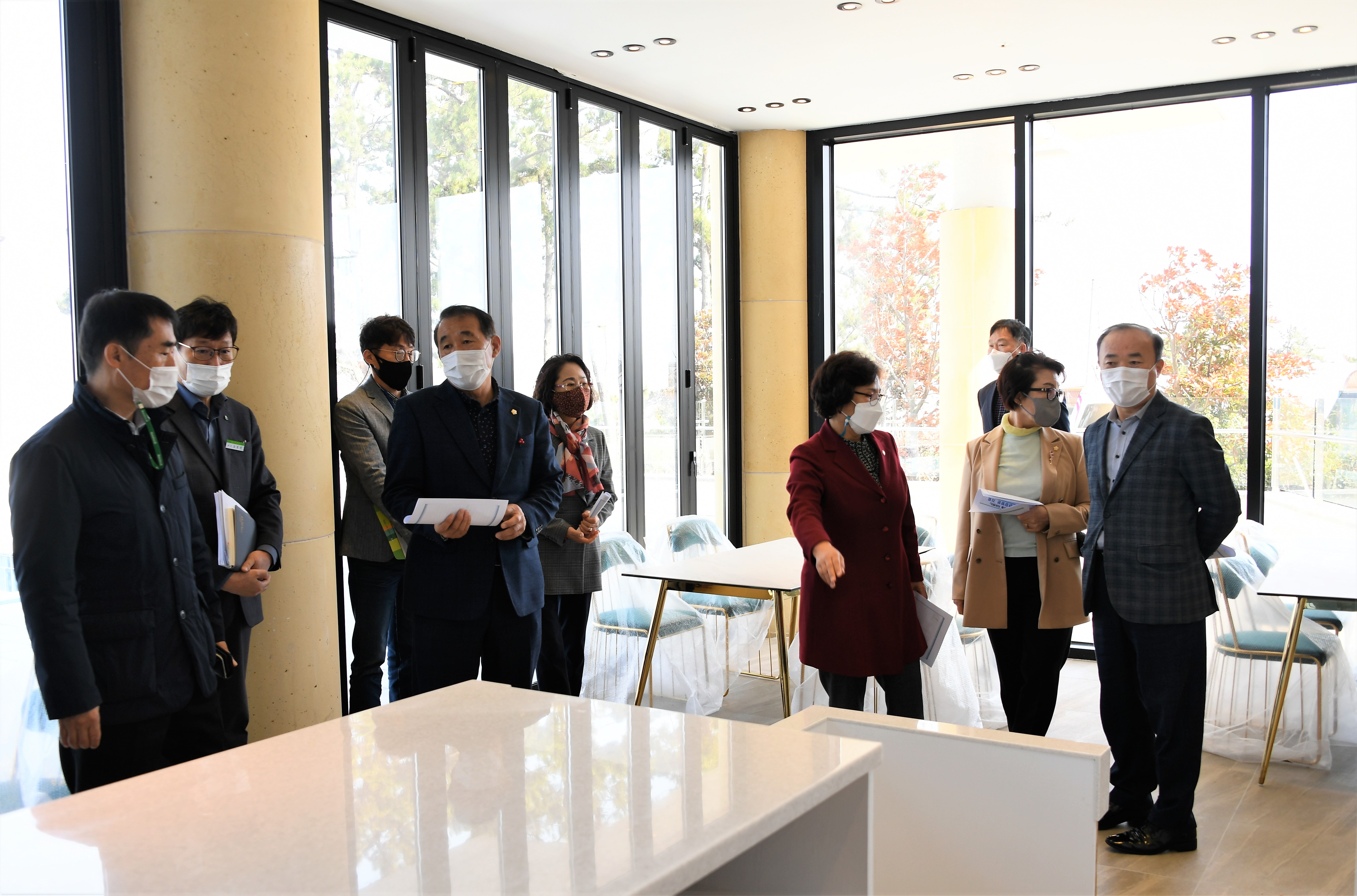 함평군 귀농산어촌 체류형지원센터 및 해수찜 치유센터 현장방문(2021.3.16.) 7