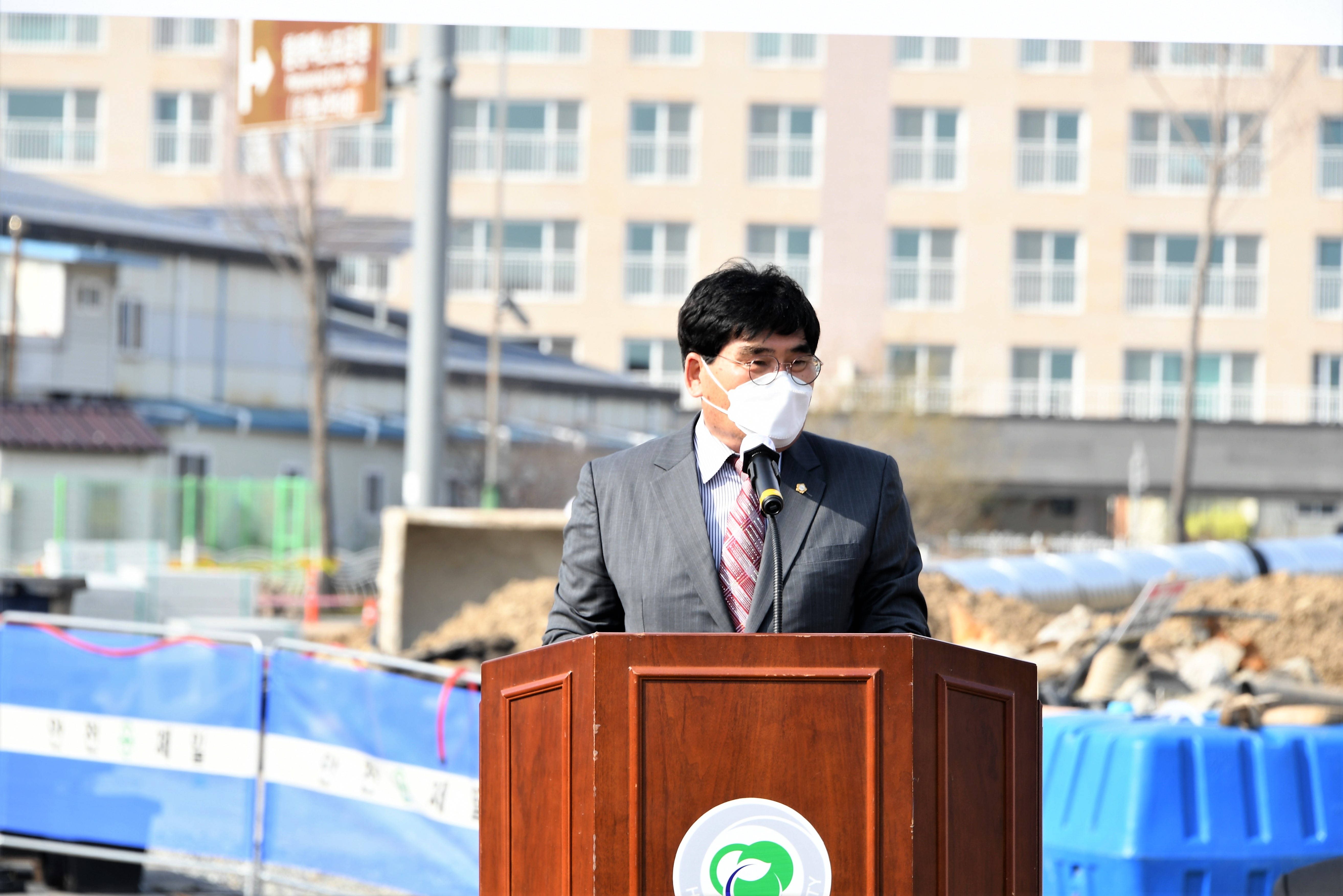 함평군 농어민회관 착수식(2022.3.24.) 1