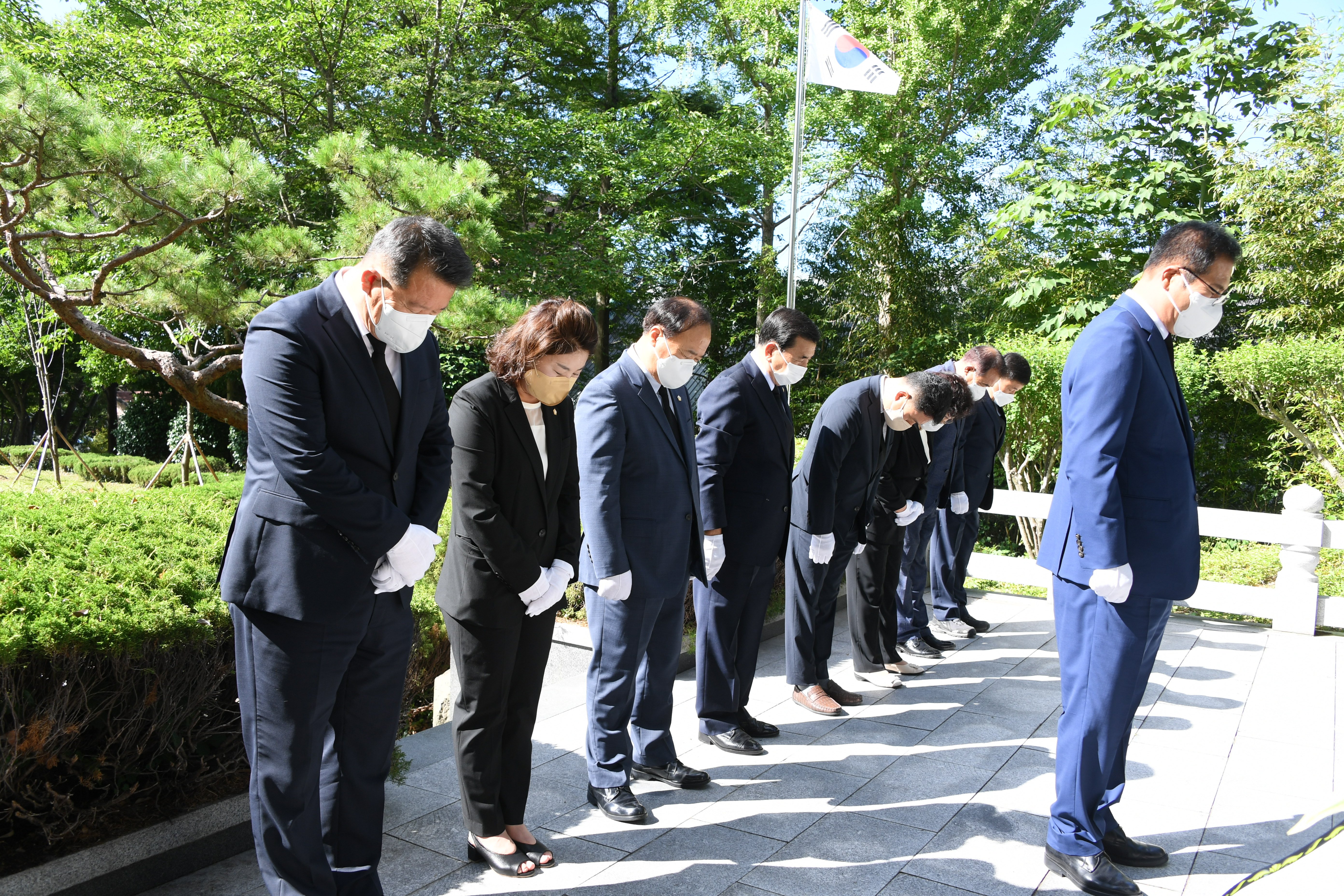 현충탑 참배(2022.7.1.) 6