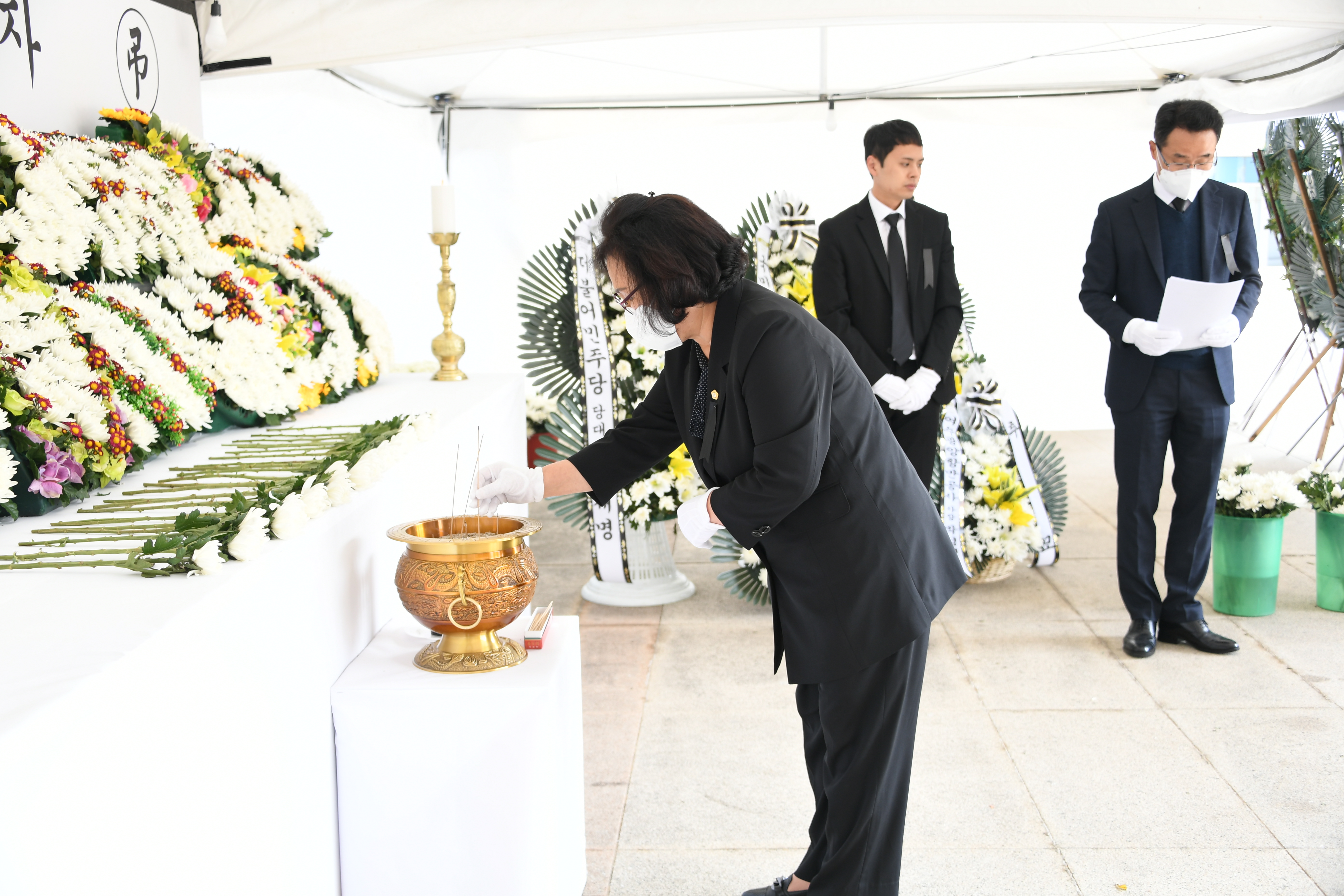 이태원 참사 전남도청 합동분향소 조문(2022.11.2.) 1