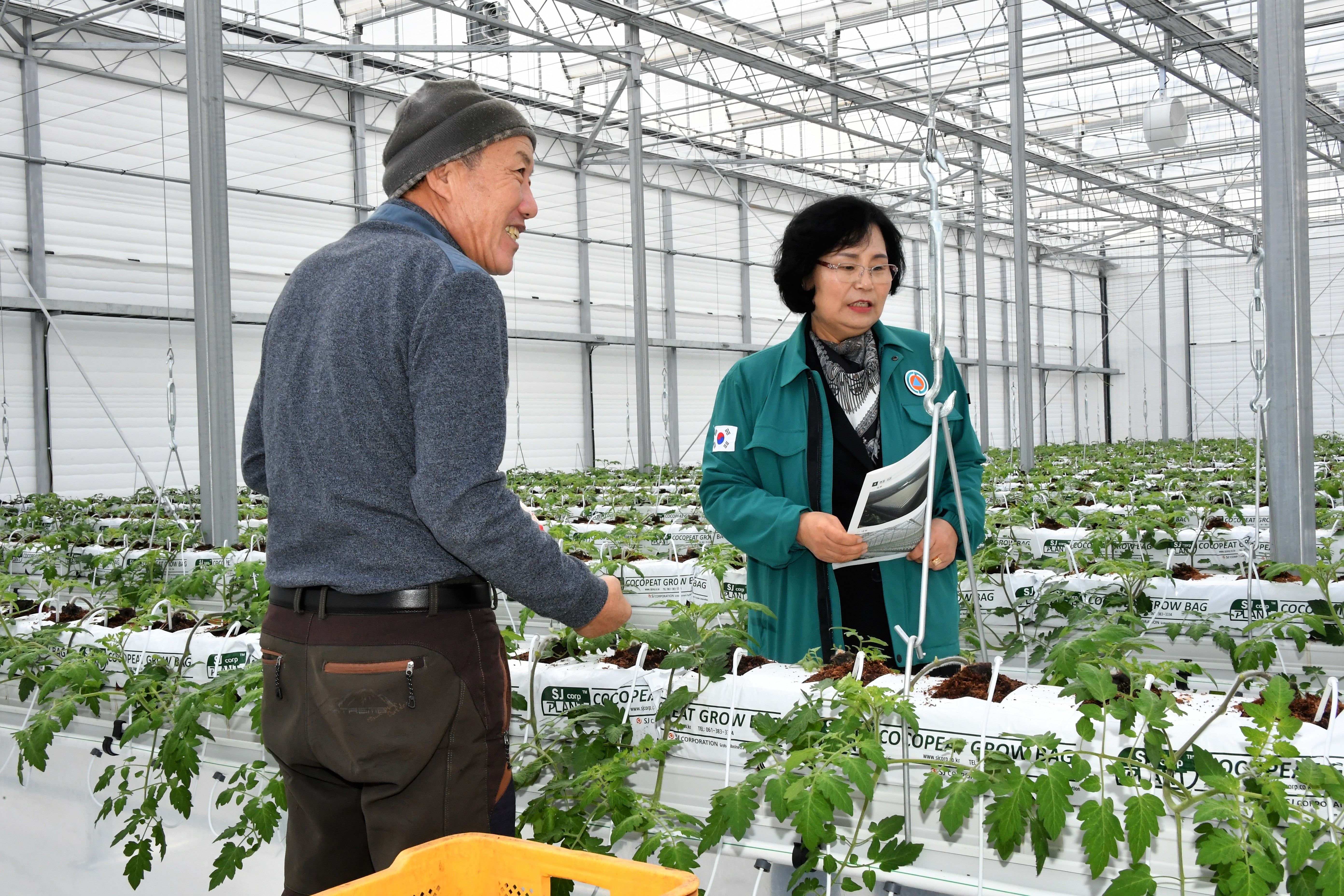 스마트 팜 온실 신축사업 추진현황 현장점검(2024.2.6.) 10