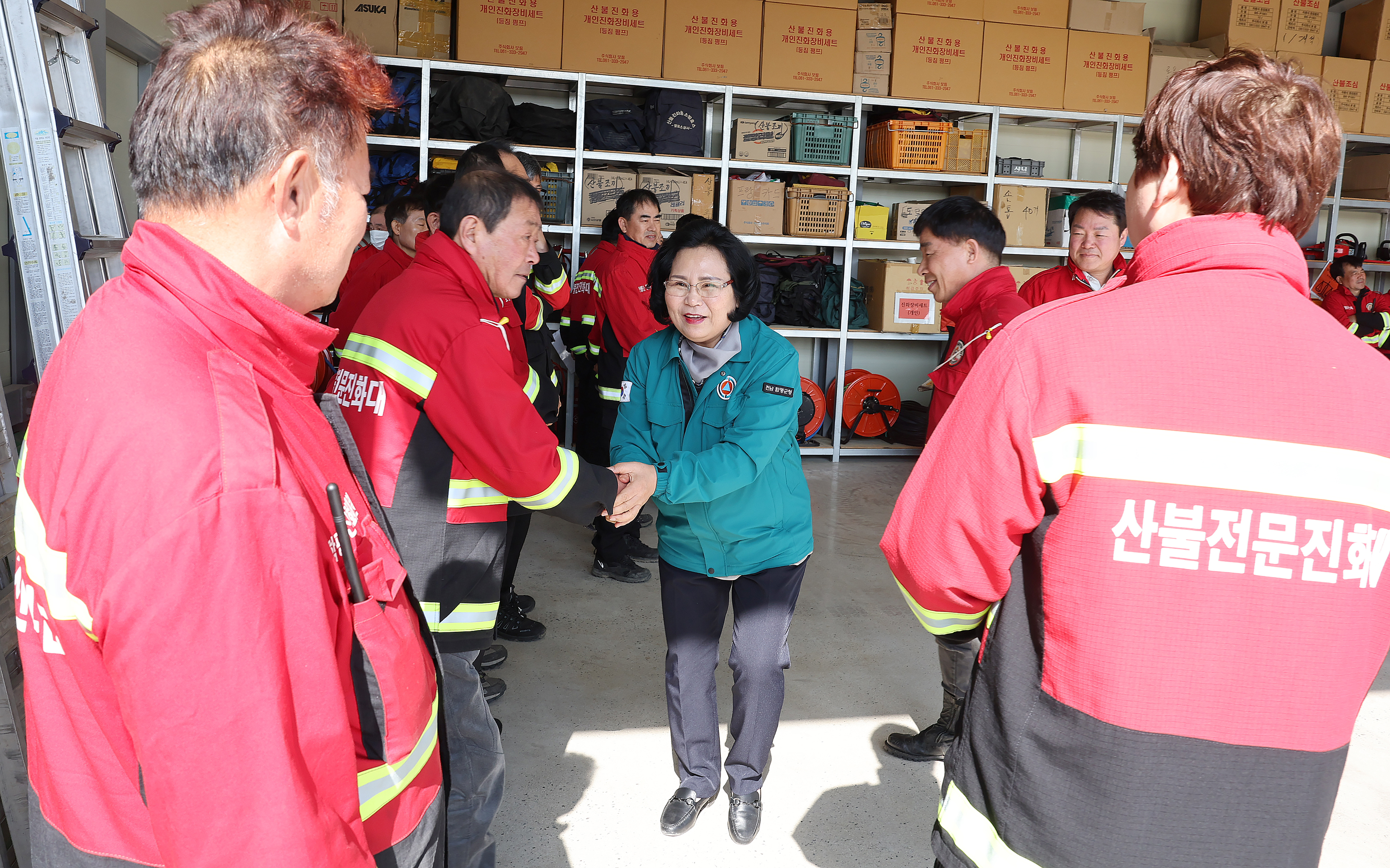 함평군 산불대응센터 김영록도지사 현장 방문2024.3.22.) 2