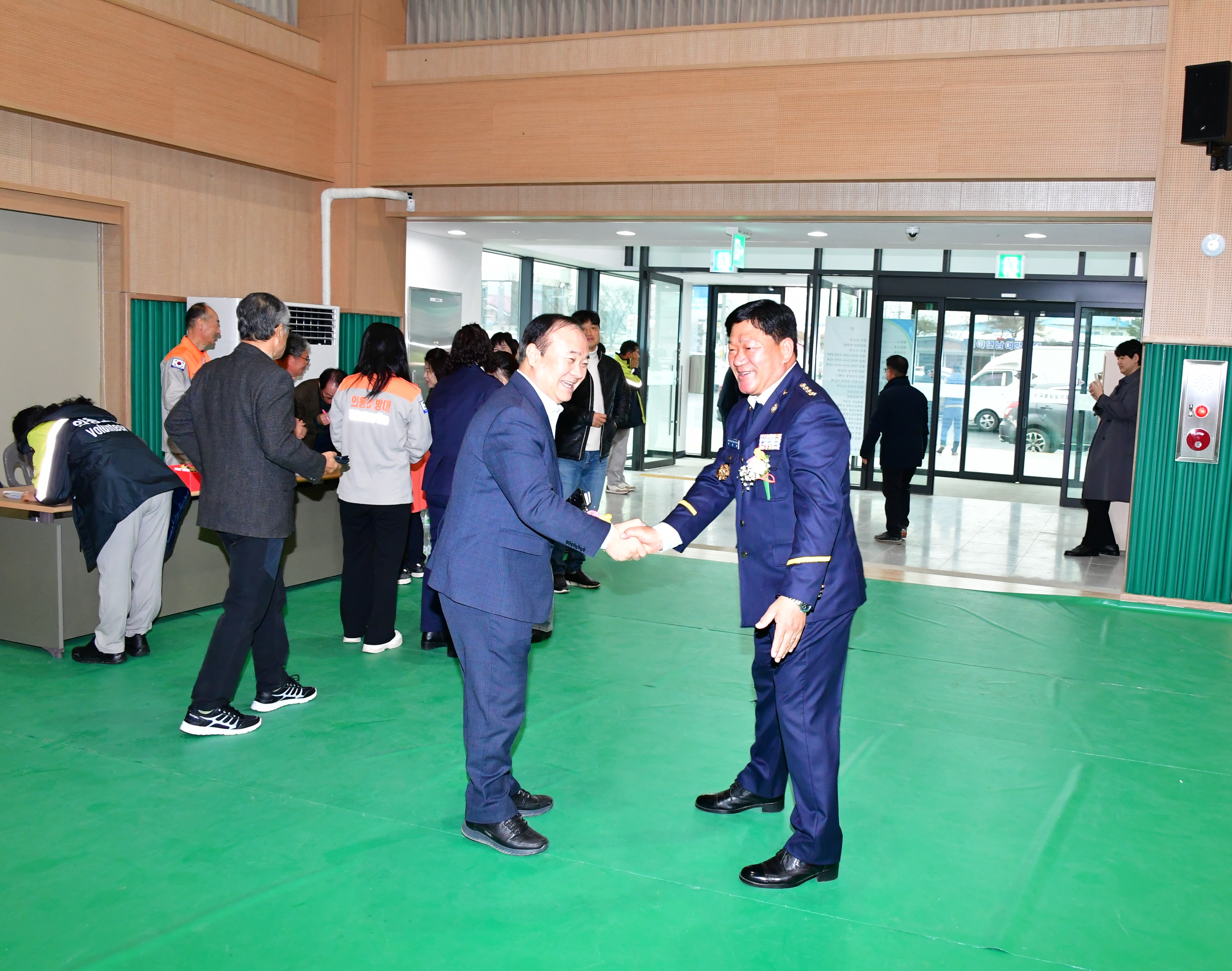 제17~18대 함평소방서 월야면 남·여 의용소방대장 이·취임식(2025.2.28.) 1