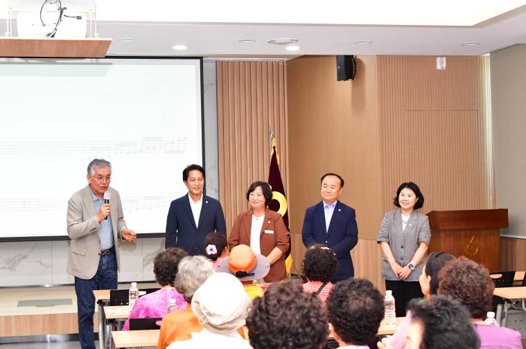 월야농협 노래교실 격려(2026.07.28)
