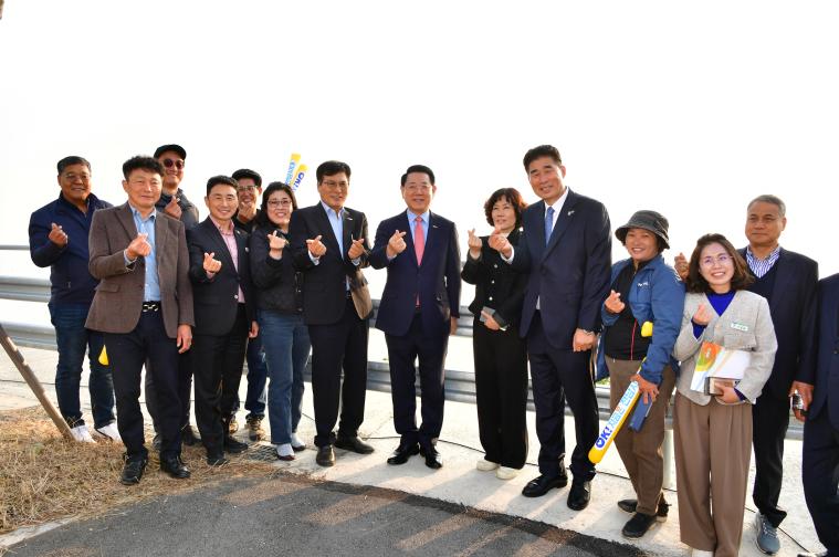 월천~석창간 지방도811 확포장공사 착공식(2025.11.24.) 6