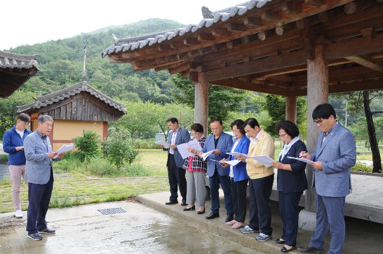 의원간담회 및 현장설명(2018.08.28.)