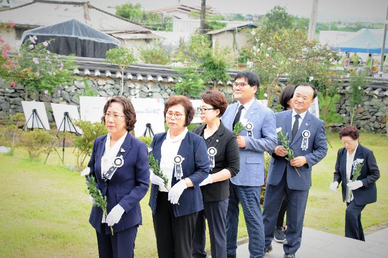 순국109주기 남일 심수택 의병장 추모식(2019.09.06.) 4