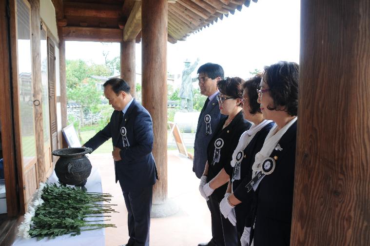 순국109주기 남일 심수택 의병장 추모식(2019.09.06.) 5