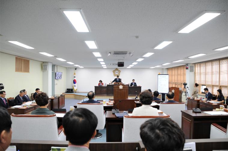 제251회 함평군의회 임시회 개회 및 1차 본회의(2019.09.16.~09.27.) 3