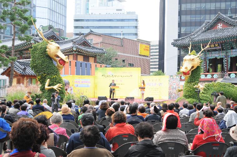 조계사 국화전시 개막식 및 종로구 의회 방문(2019.10.10.) 9