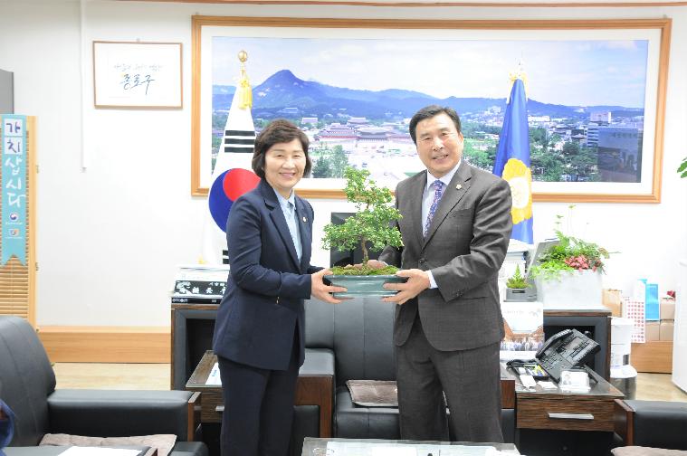 조계사 국화전시 개막식 및 종로구 의회 방문(2019.10.10.) 2