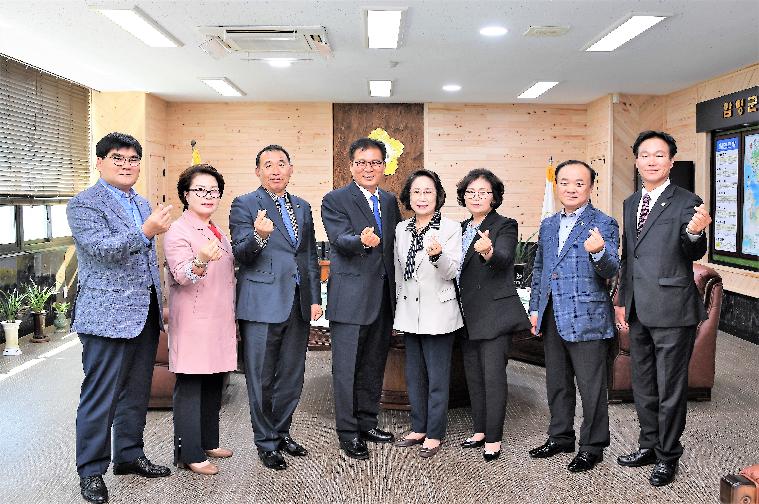 제47대 신임 함평군수 의회 방문(2020.04.16.) 10