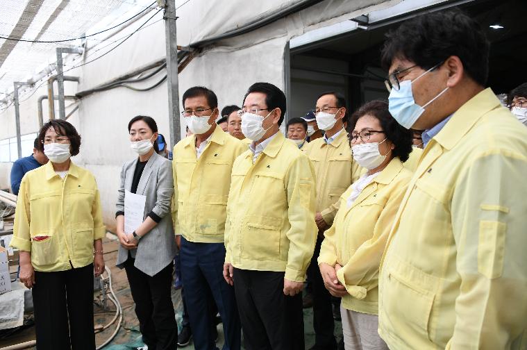 농업회사법인하이팜 수해현장 방문(2020.08.11.) 5