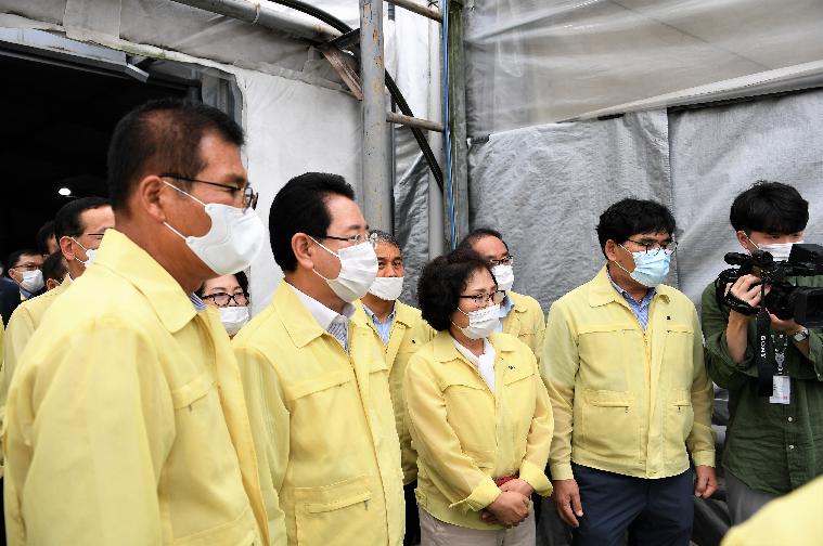 농업회사법인하이팜 수해현장 방문(2020.08.11.) 3