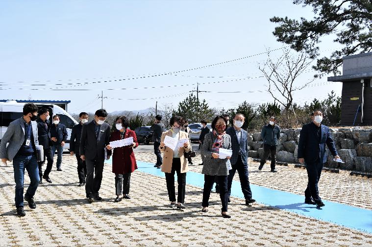 함평군 귀농산어촌 체류형지원센터 및 해수찜 치유센터 현장방문(2021.3.16.) 6