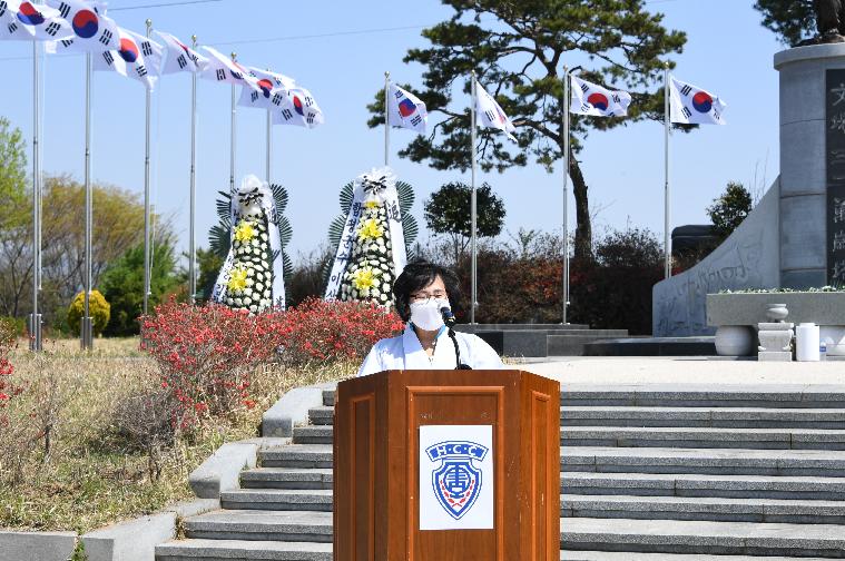 기미 4 ·8만세운동 추모식(2021.4.8.) 7