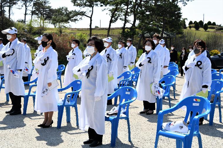 기미 4 ·8만세운동 추모식(2021.4.8.) 2