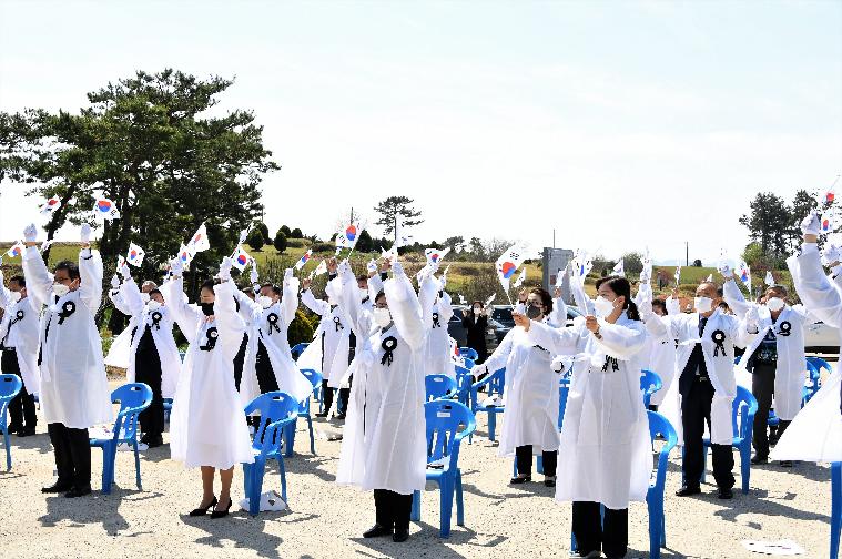 기미 4 ·8만세운동 추모식(2021.4.8.) 8