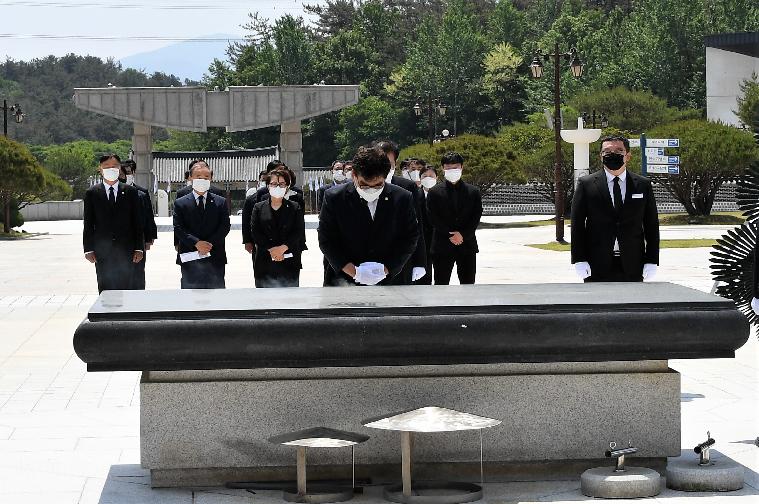 제41주년 5·18민주화 운동 5월 영령 추모 518마리 나비 날리기(2021.5.13.) 3