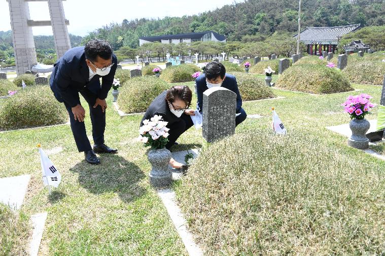 제41주년 5·18민주화 운동 5월 영령 추모 518마리 나비 날리기(2021.5.13.) 6