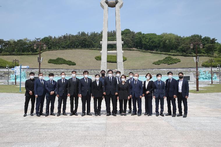 제41주년 5·18민주화 운동 5월 영령 추모 518마리 나비 날리기(2021.5.13.)