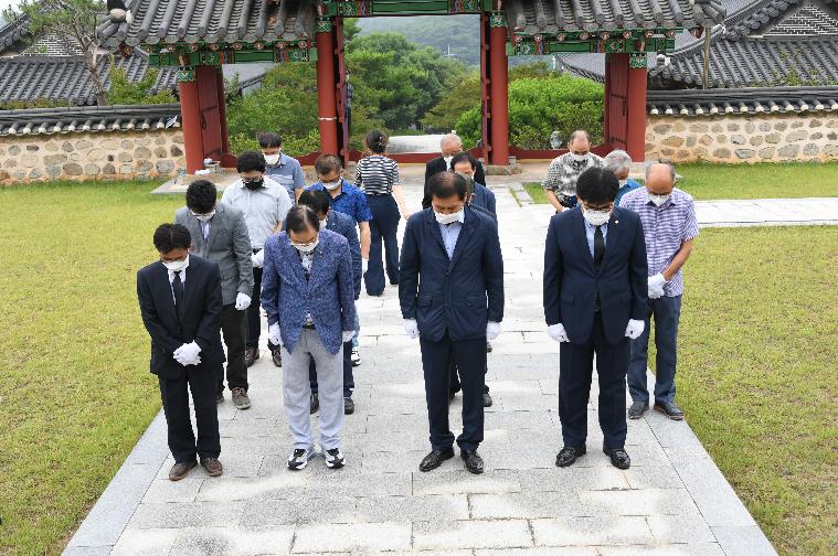 독립운동가 일강 김철 선생 참배(2021.6.29.) 2