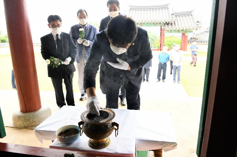 독립운동가 일강 김철 선생 참배(2021.6.29.) 4