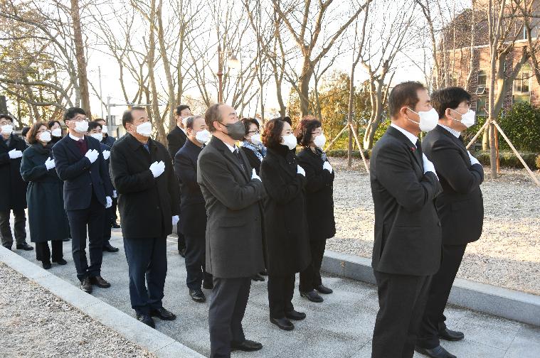 2022년 새해 충혼탑 참배(2022.1.3.)