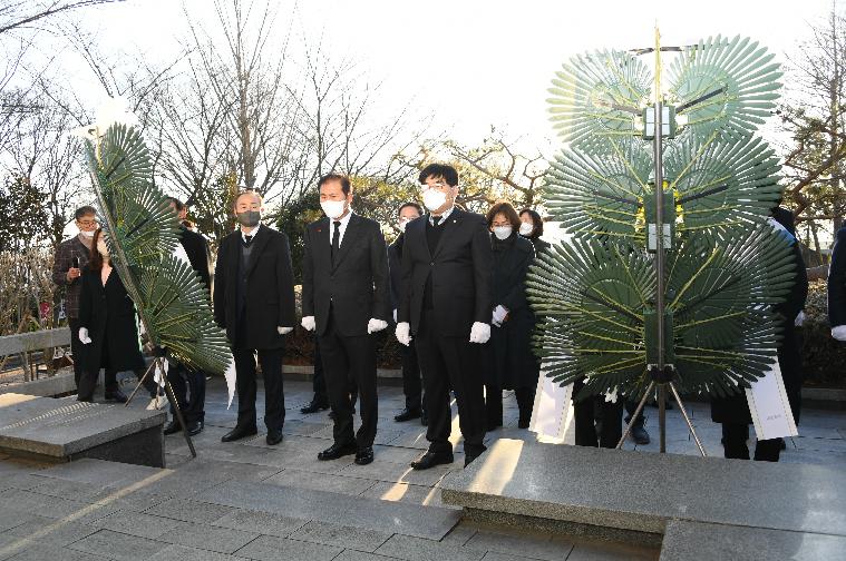 2022년 새해 충혼탑 참배(2022.1.3.) 2