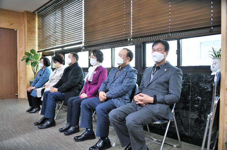 함평군의회 지방공무원 임용장 수여식(2022.1.13.) 7