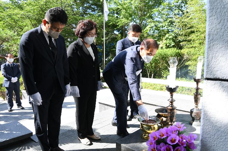 현충탑 참배(2022.7.1.)