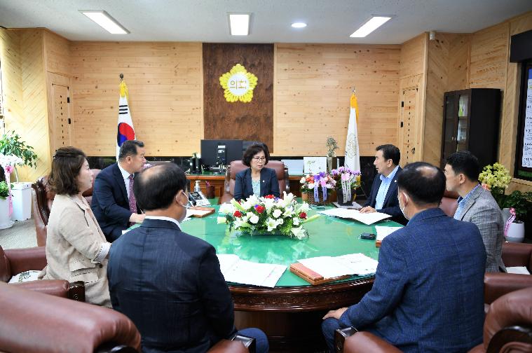 제9대 함평군의회 제1차 의원간담회(2022.7.5.)
