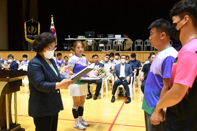 제13회 함평천지 배드민턴축제 개회식(2022.7.9.) 3