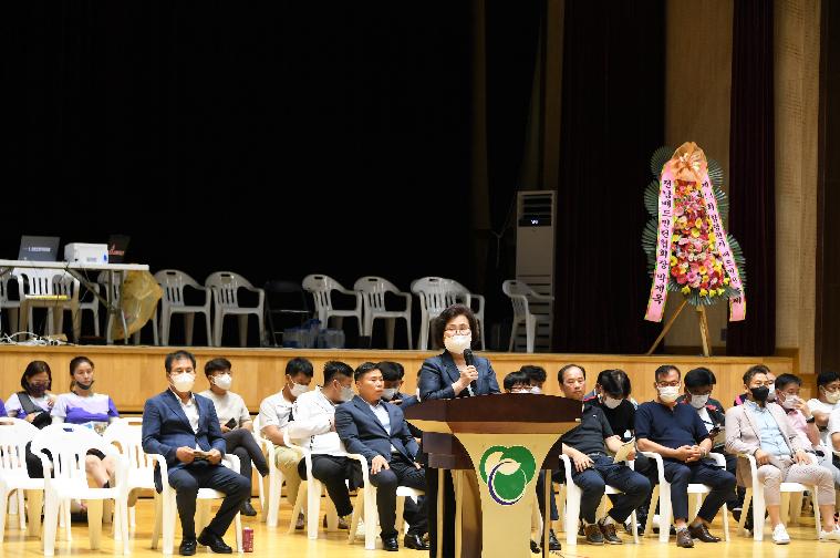 제13회 함평천지 배드민턴축제 개회식(2022.7.9.) 6