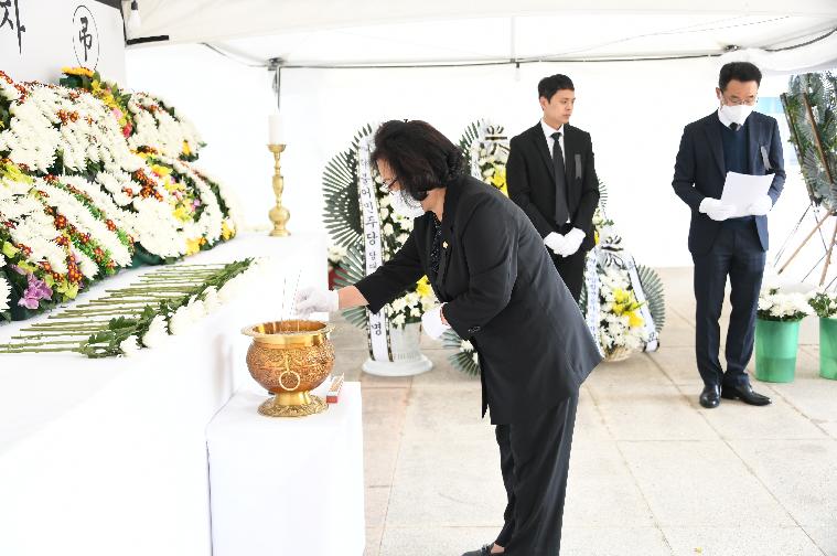 이태원 참사 전남도청 합동분향소 조문(2022.11.2.)