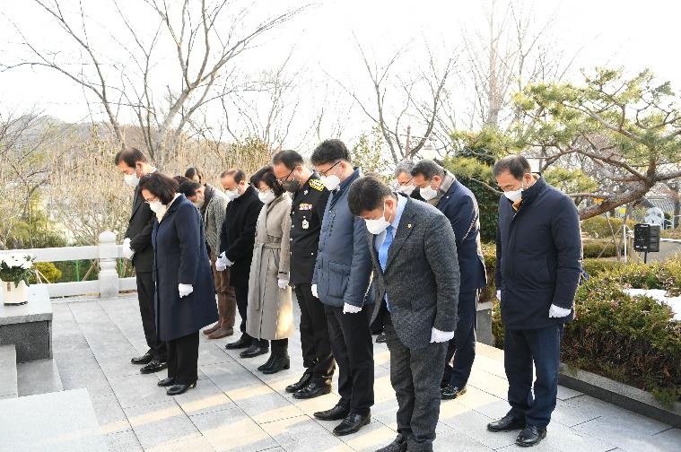 2023년 충혼탑 참배(2023.1.2.) 10