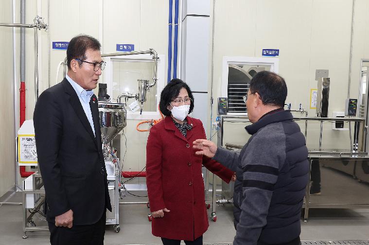 2023년 친환경과수·채소전문단지 지원사업 준공식 및 농산물종합가공센터 방문(2023.2.16.) 5