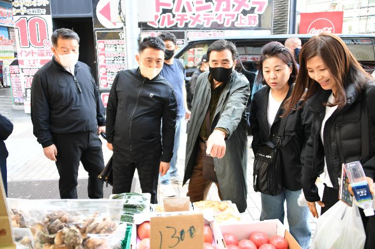 동경 중앙도매시장 및 우에노시장 방문(2023.3.10.) 2