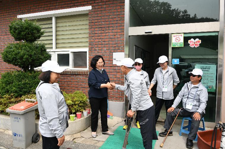 제31회 전라남도 장애인 체육대회 함평군 선수단 환송(2023.5.23.)