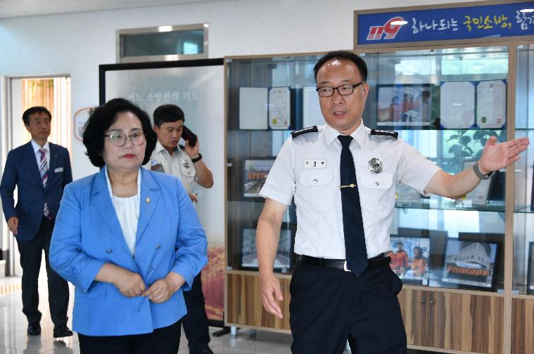 함평소방서 위문방문(2023.7.20.) 3