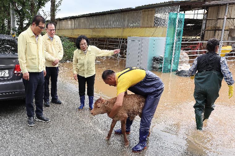 2023년 수해 피해 지역 현장 방문(2023.7.24.) 2