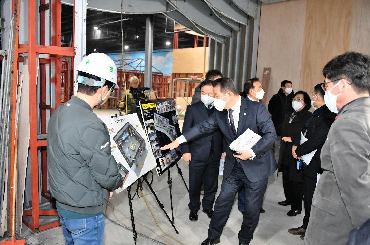 함평문화유물전시관 신축사업  및 황금박쥐전시관 이전사업 추진사항 현장보고(2024.2.6.) 6